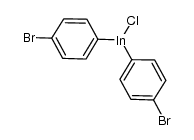 bis(4-bromophenyl)indium(III) chloride Structure