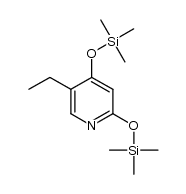 5-ethyl-2,4-bis((trimethylsilyl)oxy)pyridine结构式