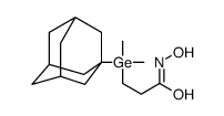 3-[1-adamantyl(dimethyl)germyl]-N-hydroxypropanamide Structure