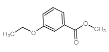 3-乙氧基苯甲酸甲酯结构式
