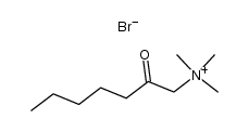 (2-oxoheptyl)trimethylammonium bromide Structure