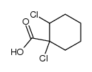 1,2-dichlorocyclohexanecarboxylic acid Structure