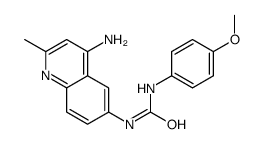 1-(4-amino-2-methylquinolin-6-yl)-3-(4-methoxyphenyl)urea结构式