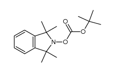 tert-butyl 1,1,3,3-tetramethylisoindolin-2-yl carbonate Structure