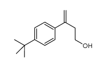 2-(p-tert-butylphenyl)-1-butene-4-ol Structure