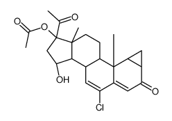 15-hydroxycyproterone acetate Structure