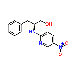 (S)-N-(5-硝基-2-吡啶基)苯基丙氨醇结构式