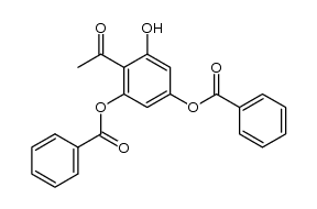 4,6-dibenzoyloxy-2'-hydroxyacetophenone Structure