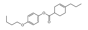 (4-butoxyphenyl) 4-propylcyclohex-3-ene-1-carboxylate结构式