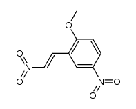 (E)-1-methoxy-4-nitro-2-(2-nitroethenyl)benzene Structure