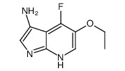 5-乙氧基-4-氟-1H-吡咯并[2,3-B]吡啶-3-胺结构式