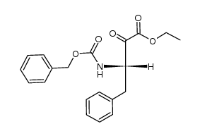 β-[[(phenylmethoxy)carbonyl]amino]-α-oxobenzenebutanoic acid ethyl ester结构式