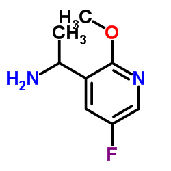 (R)-1-(5-氟-2-甲氧基吡啶-3-基)乙-1-胺结构式