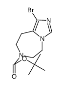 叔-丁基 1-溴-8,9-二氢-5H-咪唑并[1,5-d][1,4]二氮杂卓-7(6H)-甲酸基酯结构式