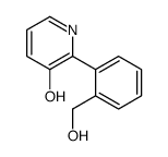 2-[2-(hydroxymethyl)phenyl]pyridin-3-ol结构式