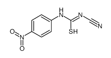 1-cyano-3-(4-nitrophenyl)thiourea Structure