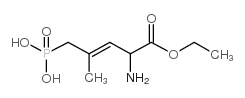 (E)-4-(乙氧羰基)-4-氨基-2-甲基丁-2-烯基膦酸结构式