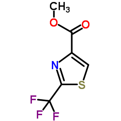 Methyl 2-(trifluoromethyl)thiazole-4-carboxylate structure