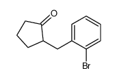 2-[(2-bromophenyl)methyl]cyclopentan-1-one Structure