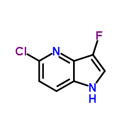 5-Chloro-3-fluoro-1H-pyrrolo[3,2-b]pyridine structure