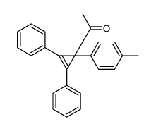 1-[1-(4-methylphenyl)-2,3-diphenylcycloprop-2-en-1-yl]ethanone Structure