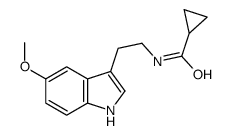 5-甲氧基-N-环丙酰基色胺结构式