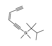 ((E)-Hex-3-ene-1,5-diynyl)-dimethyl-(1,1,2-trimethyl-propyl)-silane结构式