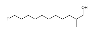 11-fluoro-2-methylundecan-1-ol结构式
