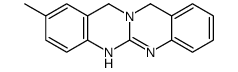 2-methyl-11,13-dihydro-6H-quinazolino[2,3-b]quinazoline Structure