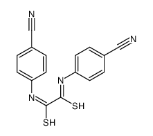 N,N'-bis(4-cyanophenyl)ethanedithioamide结构式