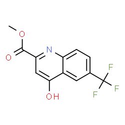 Methyl 4-hydroxy-6-(trifluoromethyl)quinoline-2-carboxylate Structure