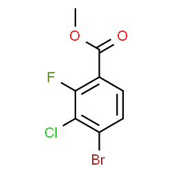 Methyl 4-bromo-3-chloro-2-fluorobenzoate Structure