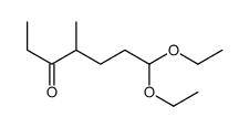 7,7-diethoxy-4-methylheptan-3-one Structure