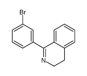1-(3-溴苯基)-3,4-二氢异喹啉结构式