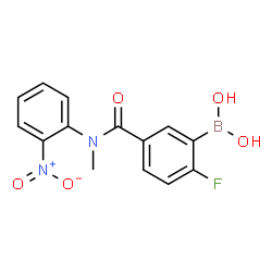2-Fluoro-5-[N-methyl-N-(2-nitrophenyl)carbamoyl]benzeneboronic acid picture