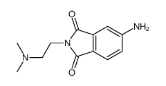 5-氨基-2-[2-(二甲基氨基)乙基]-1H-异吲哚-1,3(2H)-二酮结构式