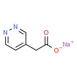sodium 2-(pyridazin-4-yl)acetate Structure