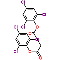 双(2,4,6-三氯苯基)丙二酸酯结构式