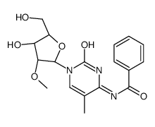 N-Benzoyl-5-methyl-2'-O-methyl-Cytidine Structure