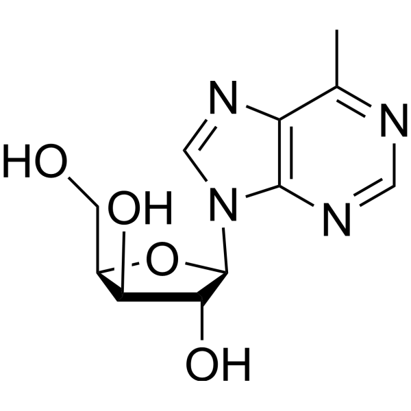 9H-Purine, 6-methyl-9-b-D-xylofuranosyl-结构式