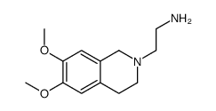 2-(6,7-二甲氧基-3,4-二氢异喹啉-2(1H)-基)乙胺结构式