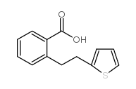 2-[2-(2-Thienyl)ethyl]benzoic acid Structure