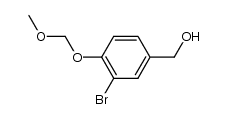 (3-bromo-4-methoxymethoxy-phenyl)-methanol Structure