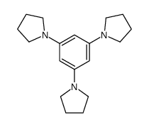 1-(3,5-dipyrrolidin-1-ylphenyl)pyrrolidine结构式