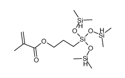 methacryloxypropyl tris (dimethylsilyloxy)silane Structure