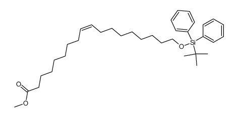 methyl 18<(tert-butyldiphenylsilyl)oxy>-9(Z)-octadecenoate结构式