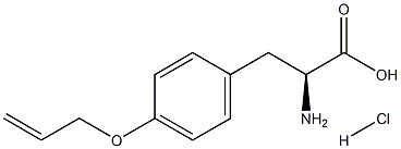 对烯丙氧基-L-酪氨酸盐酸盐结构式