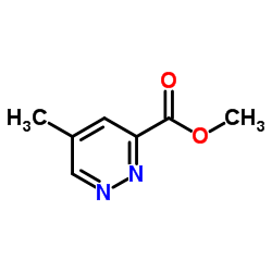 5-甲基哒嗪-3-羧酸甲酯结构式