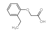 (2-乙基苯氧基)-乙酸结构式
