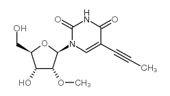 5-(1-丙炔)-2-o-甲基尿苷结构式